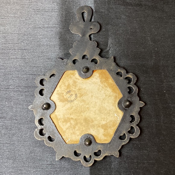 Cast Iron and Ceramic Trivet - Picture 2 of 6